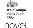 8 stolní lampa, výška 30 cm