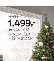 11 VÁNOČNÍ STROMEK, VÝŠKA 210 CM
