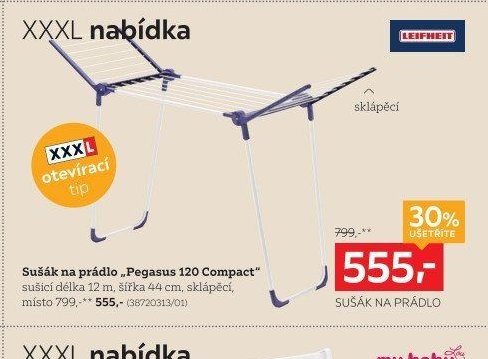 Sušák na prádlo „Pegasus 120 Compact“