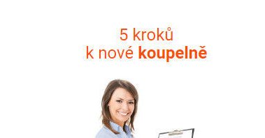 5 kroků k nové koupelně