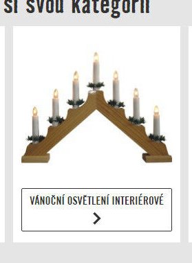 Vánoční osvětlení interiérové