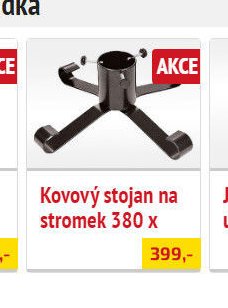 Kovový stojan na stromek 380 x