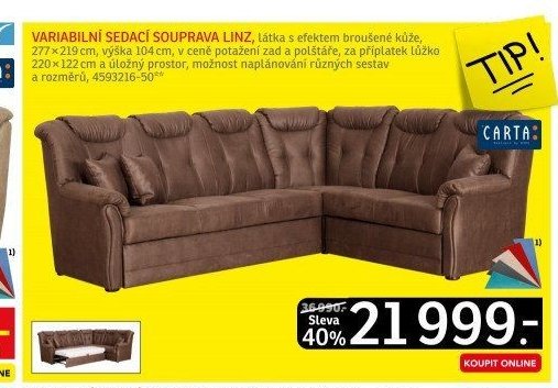 VARIABILNÍ SEDACÍ SOUPRAVA LINZ