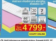 Medixo Naturgel, 90x200 cm, matrace vhodná pro alergiky