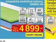 Medixo Spa, 90x200 cm, vysoká ortopedická sendvičová matrace