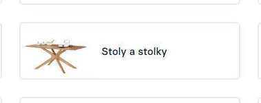 Stoly a stolky