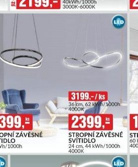 Stropní závěsné svítidlo