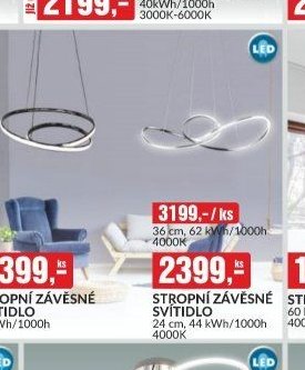 Stropní závěsné svítidlo