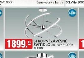 Stropní závěsné svítidlo