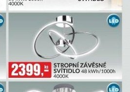Stropní závěsné svítidlo