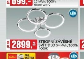 Stropní závěsné svítidlo