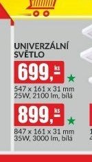 UNIVERZÁLNÍ SVĚTLO 547 x 161 x 31 mm