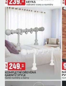 KOMPLETNÍ DŘEVĚNÁ GARNÝŽ STYLE