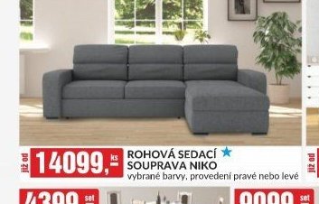 ROHOVÁ SEDACÍ SOUPRAVA NIKO