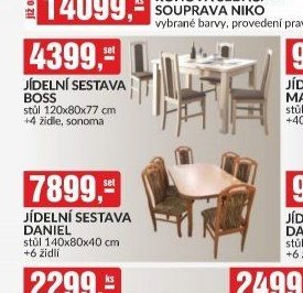 JÍDELNÍ SESTAVA BOSS