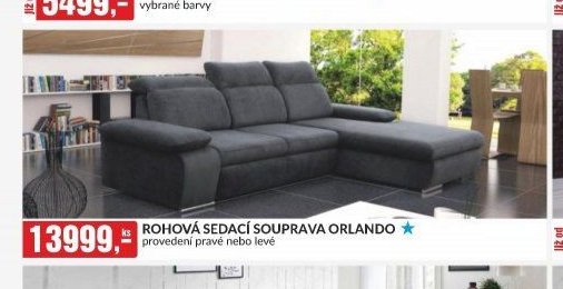 ROHOVÁ SEDACÍ SOUPRAVA ORLANDO
