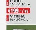 VITRÍNA 96x192x42 cm