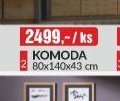 KOMODA 80x140x43 cm
