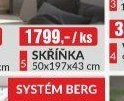 SKŘÍŇKA 50x197x43 cm
