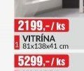 VITRÍNA 81x138x41 cm