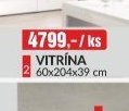 VITRÍNA 60x204x39 cm