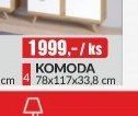 KOMODA 78x117x33,8 cm