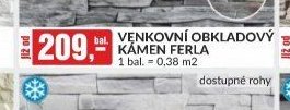 VENKOVNÍ OBKLADOVÝ KÁMEN FERLA