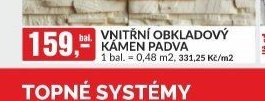 VNITŘNÍ OBKLADOVÝ KÁMEN PADVA
