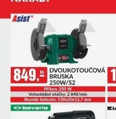Dvoukotoučová bruska 250W/S2