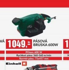 Pásová bruska 600W
