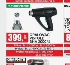 Opalovací pistole BHA 2000/1