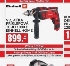 Vrtačka příklepová TC-ID 1000 E Einhell Home