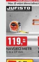 Navíjecí metr 5m x 19mm