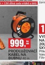 Prodlužovací kabel na bubnu 40m