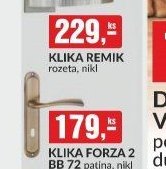 KLIKA REMIK rozeta, nikl