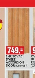 SHRONOVACÍ DVEŘE ACCORDION DOOR