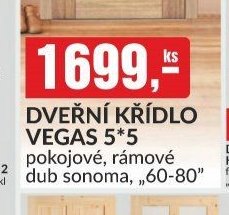 DVEŘNÍ KŘÍDLO VEGAS 5*5