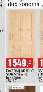 DVEŘNÍ KŘÍDLO SUKATÉ plné