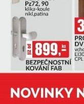 BEZPEČNOSTNÍ KOVÁNÍ FAB