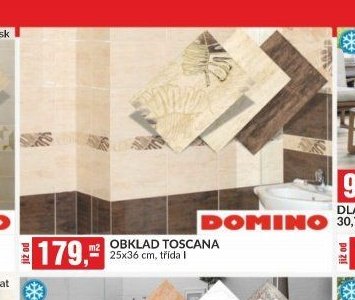 OBKLAD TOSCANA 25x36 cm, třída I