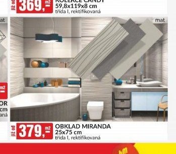 DLAŽBA LUXOR 60x60 cm, třída I, rektifikovaná