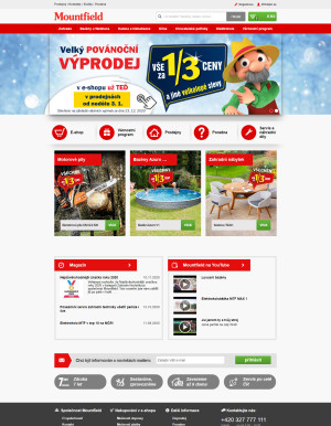 akční leták Mountfield 30.12.2020-5.1.2021