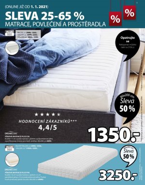 akční leták Jysk 25.12.2021-13.1.2022
