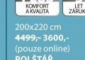 PLUS 200x220 cm (pouze online)