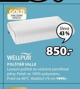 WELLPUR POLŠTÁŘ VALLE