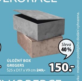 ÚLOŽNÝ BOX GREGERS
