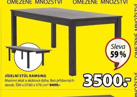 JÍDELNÍ STŮL RAMSING