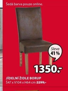 JÍDELNÍ ŽIDLE BORUP