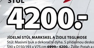 JÍDELNÍ STŮL MARKSKEL