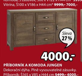 PŘÍBORNÍK A KOMODA JUNGEN